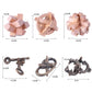 Brain Teaser Puzzle for Adults Puzzles Metal Hole Lock Adult Educational Toy Jigsaw IQ Puzzle?6 Pack? (Gold)