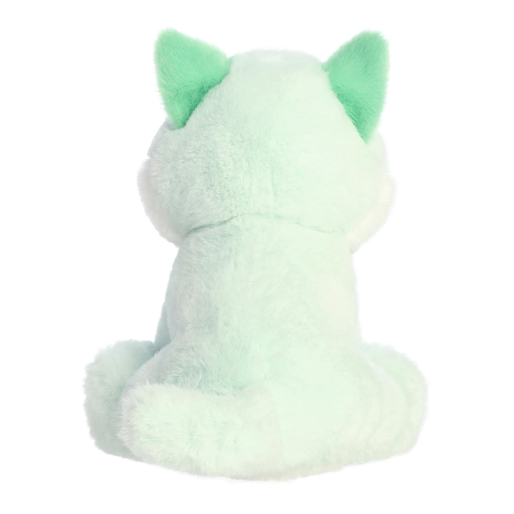 Aurora® Eco-Friendly Eco Nation™ Neo Kitty Stuffed Animal - Environmental Consciousness - Recycled Materials - Green 8.5 Inches