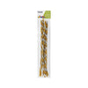 Essentials By Leisure Arts Holiday Tinsel Chenille Stems 12 Inch 8mm, Gold and Silver Sparkly Craft Pipe Cleaners for Ornaments, Decorations, DIY