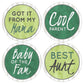 Big Dot of Happiness Family Tree Reunion - Gathering Party Funny Name Tags - Badges Sticker Set of 12