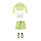 Rainbow High Karma Nichols - Neon Green Fashion Doll with 2 Doll Outfits to Mix & Match and Doll Accessories, for Kids 6-12 Years Old