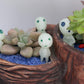 Qingo Fairy Garden Accessories Tree Elves Glow in Dark Garden Alien Decor Miniatures Luminous Ghost kit for Micro Landscape Garden Decoration Patio