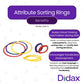 Didax Attribute Sorting Rings - Hands-On Math Manipulatives for Sorting, Classification, Patterns & Critical Thinking, Classroom & Homeschool