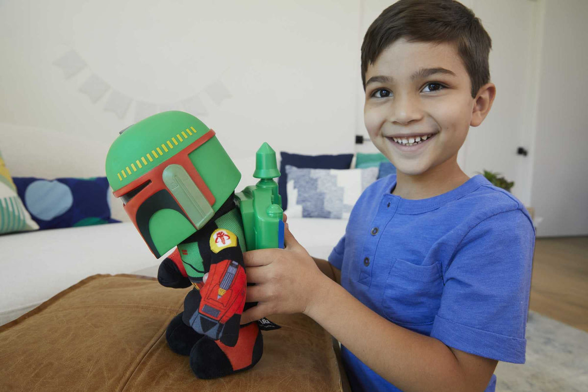 Star Wars Boba Fett Voice Cloner Feature Plush