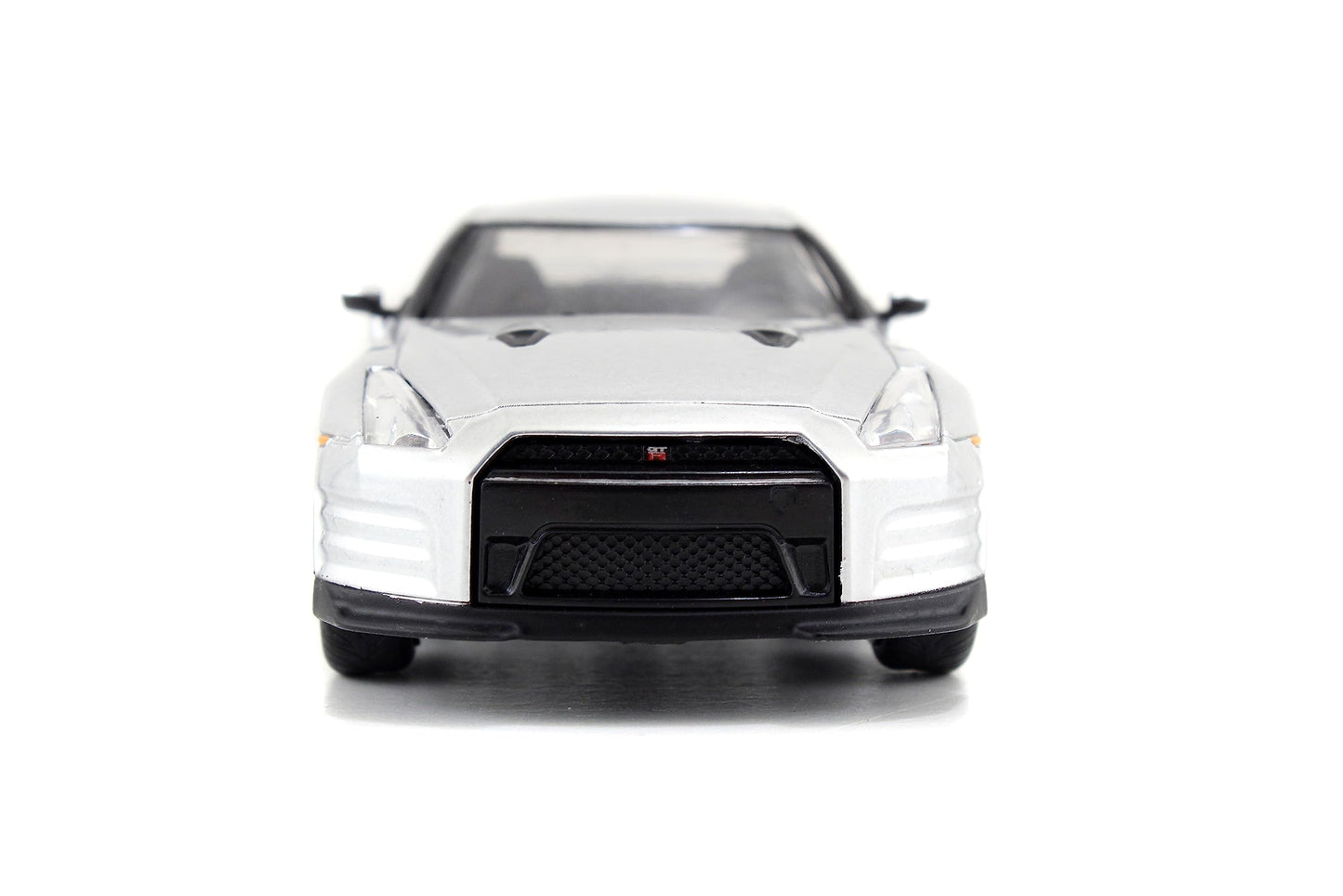 Jada Fast & Furious 1:32 2009 Brian's Nissan GT-R R35 Die-Cast Car, Toys for Kids and Adults(Silver)