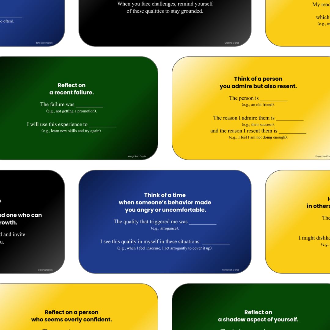 Momentum Boards Shadow Work Cards The First, Interactive Shadow Work Game Distilled from Shadow Work journals