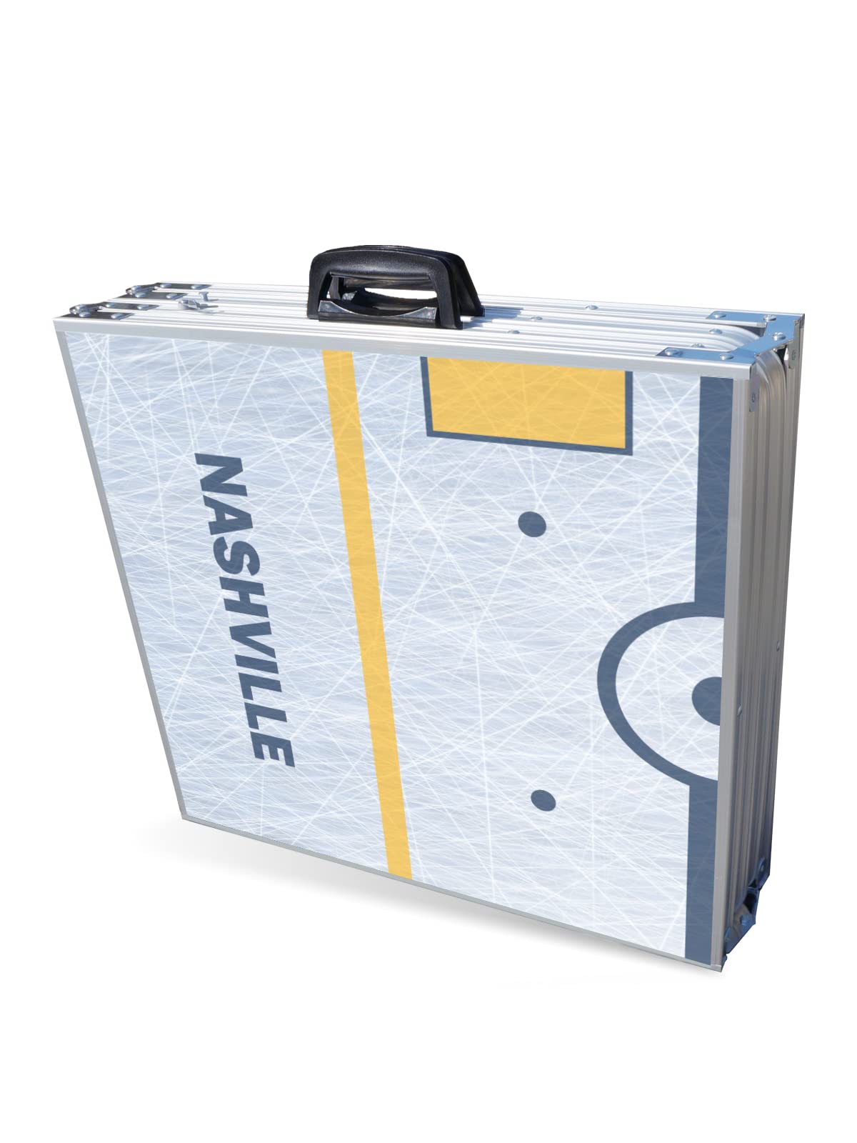 8-Foot Professional Beer Pong Table w/Cup Holes - Nashville Hockey Rink
