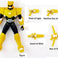 Miniforce Max Korean Robot Action Figure Yellow 5.5" Mountable 4 Weapons 14 Joints Move (Single Product)