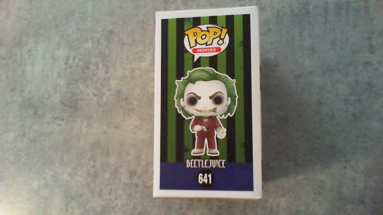 Funko Pop Movies: Beetlejuice in Tuxedo Collectible Figure, Multicolor