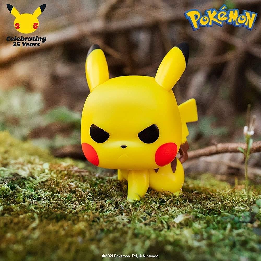 Funko POP Pop! Games: Pokemon - Pikachu (Attack Stance) Collectible Vinyl Figure, Multicolor, One Size