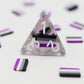 Asexual Flag RPG Dice Set