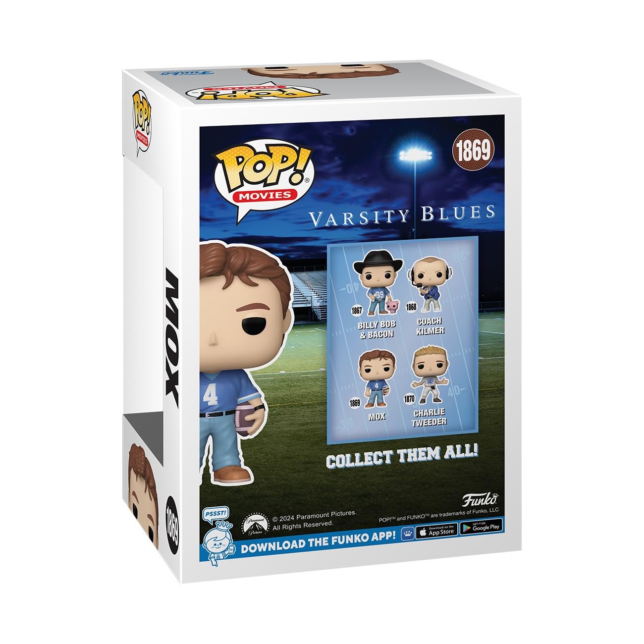 Funko POP Movies: Varsity Blues - MOX - Collectable Vinyl Figure - Gift Idea - Official Merchandise - for Kids & Adults - Movies Fans - Model Figure