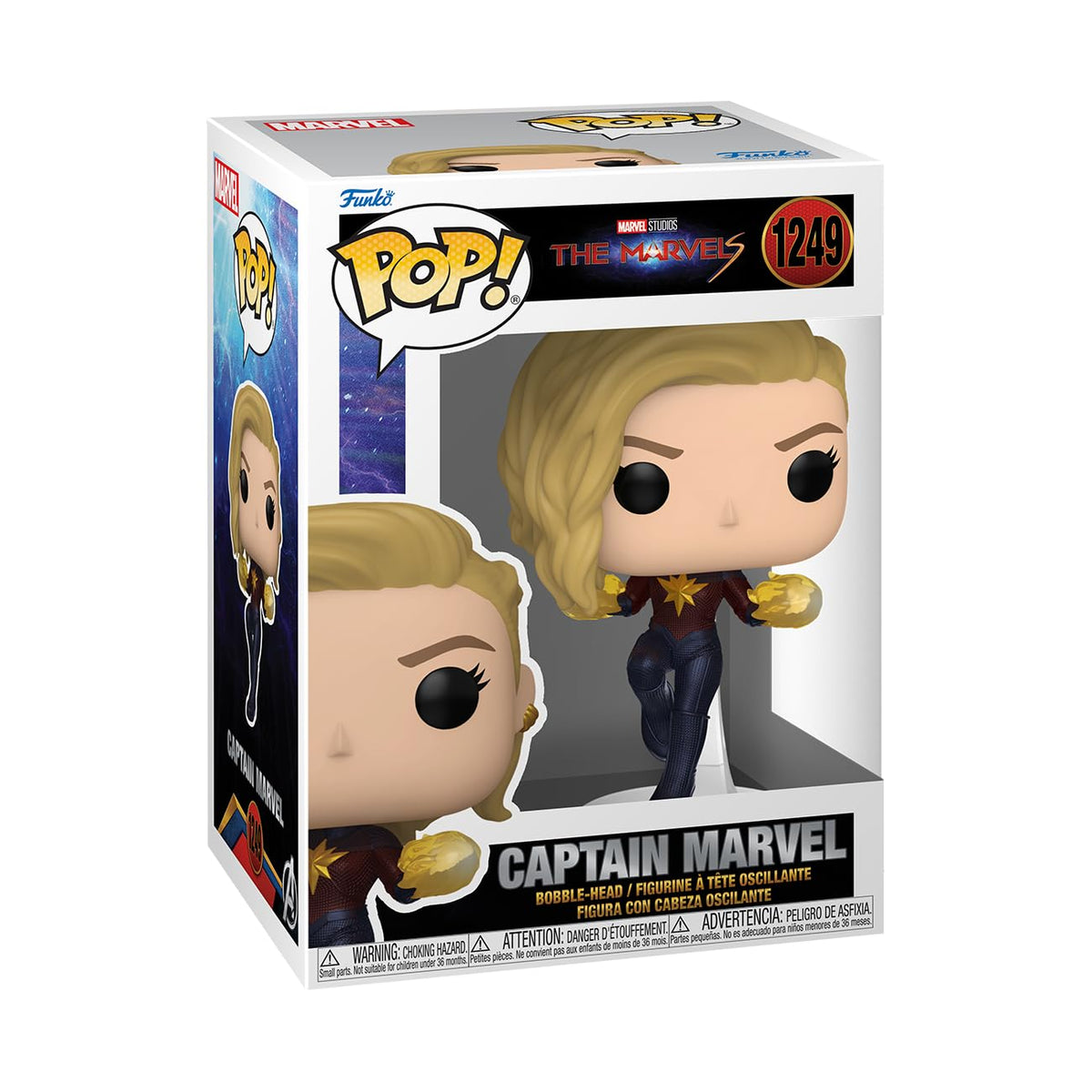 Funko POP! Movies: The Marvels - Captain Marvel