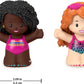 Fisher-Price Little People Toddler Toys Barbie Swimming Figure Set with 2 Characters for Preschool Pretend Play Kids Ages 18+ Months