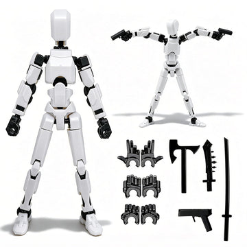 DANONI Assembly Completed-Titan 13 Action Figure Set,Nova 13 Action Figures,Titan 13 Robot Action Figure,3D Printed Multi-Jointed Action Figures Dummy