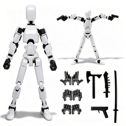 DANONI Assembly Completed-Titan 13 Action Figure Set,Nova 13 Action Figures,Titan 13 Robot Action Figure,3D Printed Multi-Jointed Action Figures Dummy