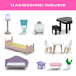 Delta Children MySize Dollhouse - Large 3-Story Dollhouse with 7 Rooms Includes 12 Accessories - Fits 12-inch Dolls - Pretend Play Dream Gift for Ages