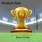 4D Giant Trophy Standing Balloon Gold Champion Foil Balloons,First Prize Balloon for Sports Party Supplies Basketball Football Soccer Birthday