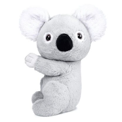 WEIGEDU Huggable Koala Bear Stuffed Animal Furry Cuddly Ears Koala Bear Plush Toy for Boys Girls Babies Kids Birthday Bedtime Gifts, 12.6“ Gray