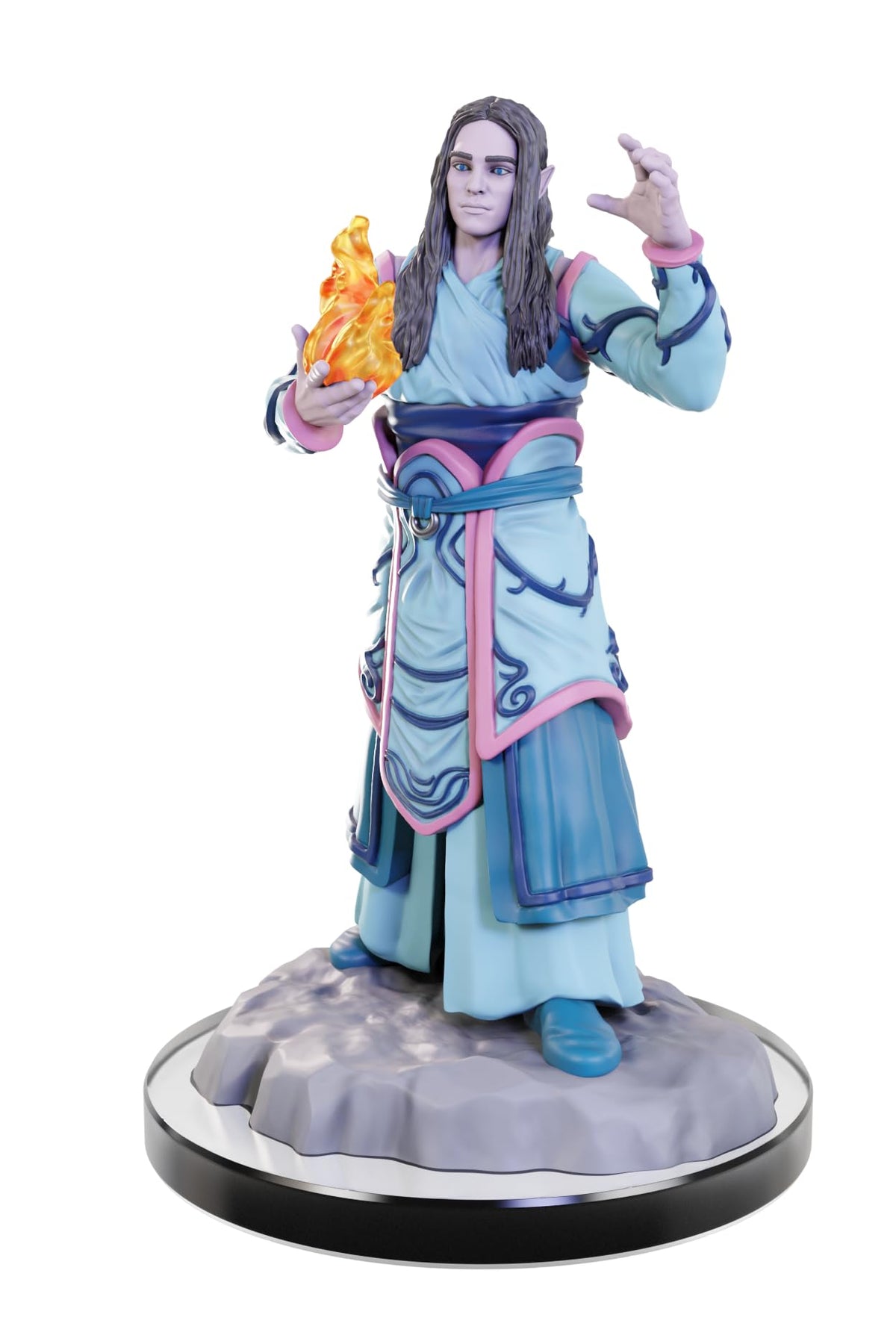 WizKids D&D Nolzur's Marvelous Miniatures: Elf Wizards Dungeons and Dragons Unpainted Miniatures