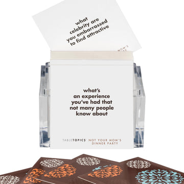 TableTopics Not Your Mom’s Dinner Party Conversation Cards for Adults to Get to Know Each Other on a New Level, 135 Eye-Opening Questions for Friends