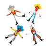 Fun Express Cowboy Bendable Toys Bulk Set of 24 - Western Party Favors for Kids | Cowgirl Rodeo Theme Birthday Decorations | Wild West Action Figures