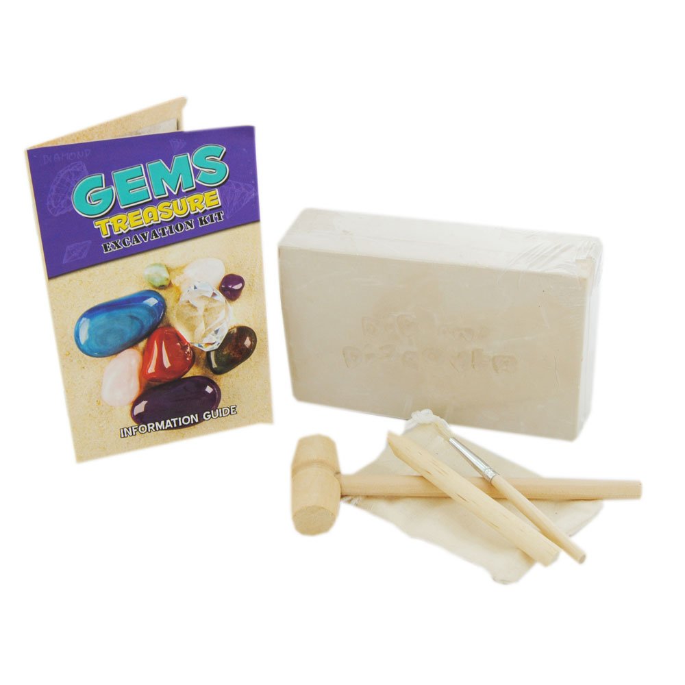 TEDCO Gems Treasure Excavation Kit - Dig & Discover Gemstones!