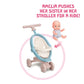Mother Love 16 Inch Walking Dolls with Stroller & Sister