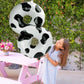 Cow Print Number Balloon Birthday Decorations, 40 inch Number balloon 0-9(Zero-Nine), Cow Balloon for Farm Birthday Party Supplies, Cow Themed
