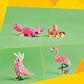 LEGO Creator 3 in 1 Wild Animals: Pink Flamingo Animal Building Toy - Playset with 3 Build Options, Pink Flamingo, Cockatoo, or Axolotl - Learning Toy