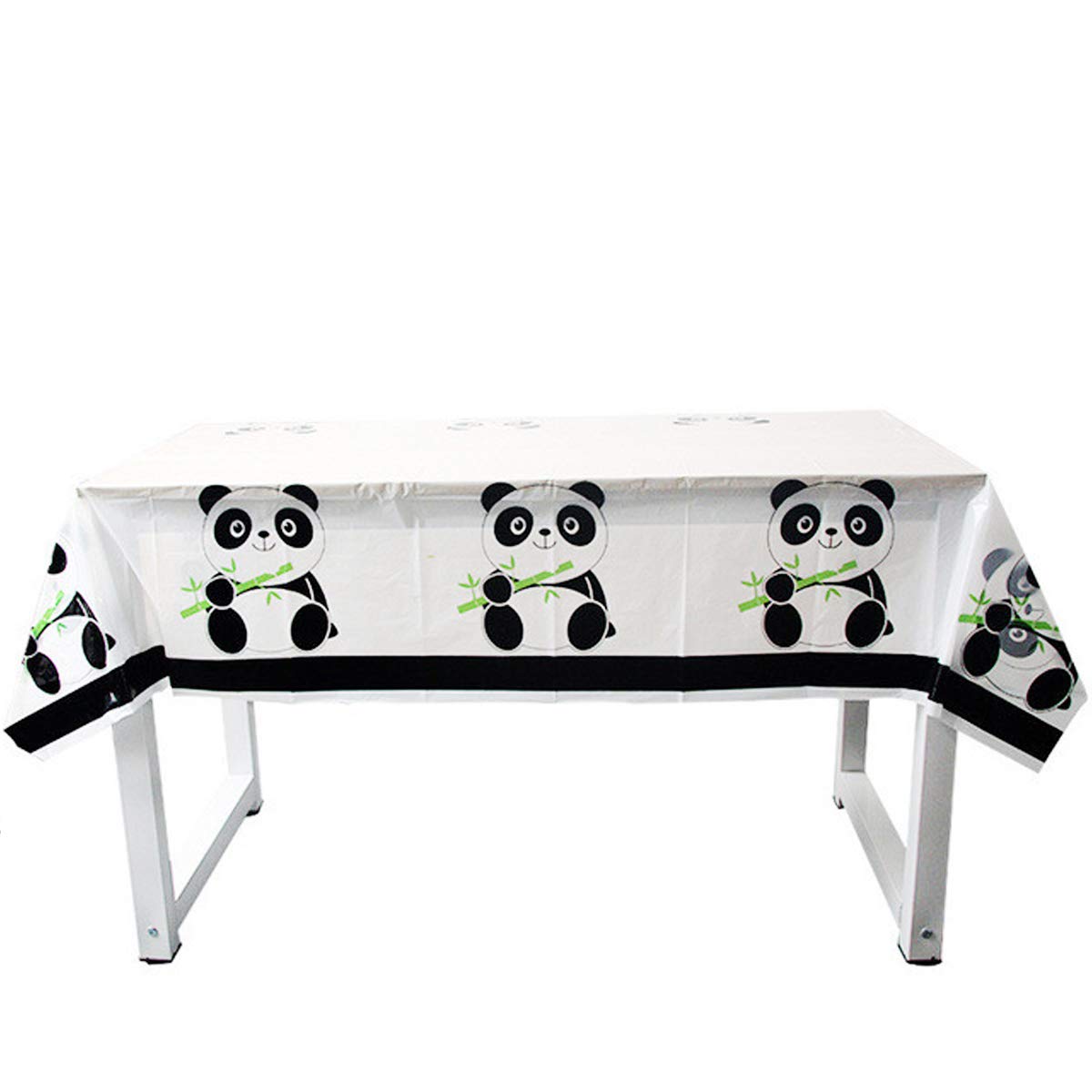 Panda Party Supplies, 20 plates, 20 napkins and 1 tablecloth