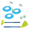 Wham-O Winter Outdoor Snow Golf Game Set for Kids and Adults, Backyard Golf Set for Fun Winter Activity, Includes 2 Golf Balls, 2 Golf Clubs, and 3