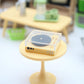 Realistic Miniature Vinyl Record Player, Dollhouse Miniatures, Mini Store Decor, 1/12 Scale, Cool Miniature Display