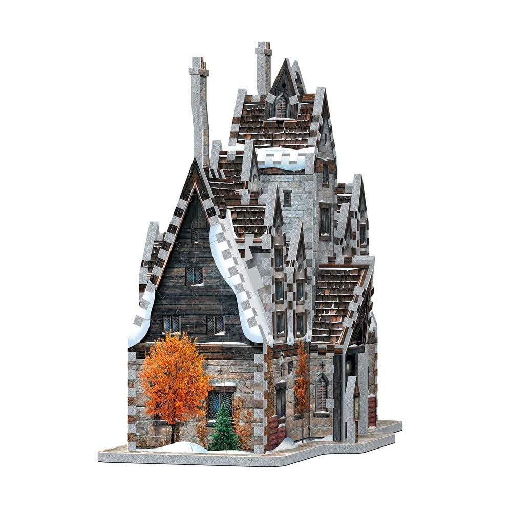 Wrebbit3D Harry Potter 3D Puzzle Model of Hogsmeade - The Three Broomsticks | 395 Jigsaw Puzzle Pieces | Build and Journey Through the Wizarding World