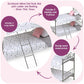 Badger Basket Metal Doll Bunk Bed - Scrollwork Frame with Ladder, Reversible Bedding and Pillows - Fits 18 Inch Girl Doll Furniture - Silver and Pink