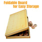 Luoyer 14 Inch Wooden Foldable Chinese Chess Xiangqi Travel Game Set with Wooden Chess Pieces Traditional Tabletop Strategy and Skill Game for Teens