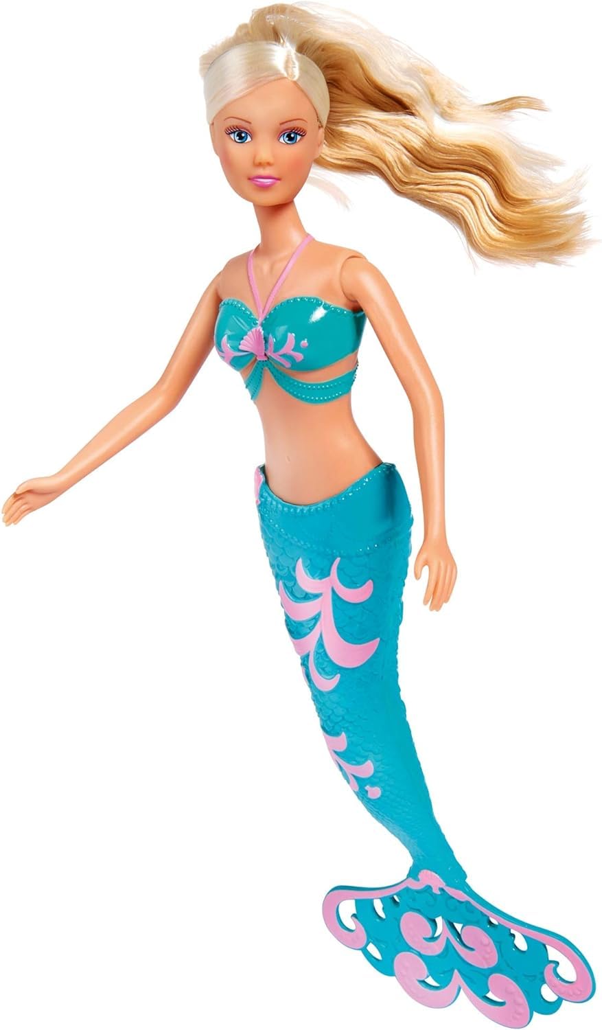 Simba Toys - Steffi Love and Evi Mermaid Friends | Includes Dolphin Figure and Seahorse Comb | Ages 3+