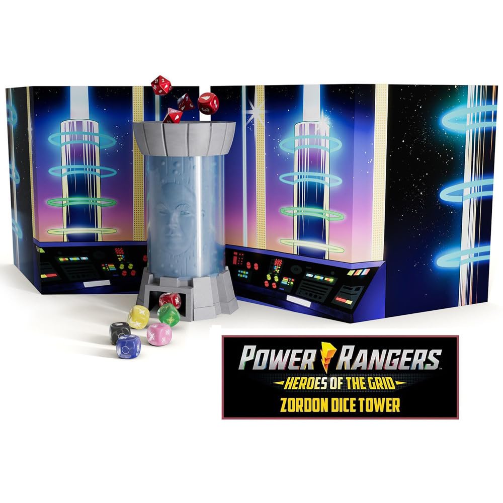 Renegade Game Studios Zordon Dice Tower & GM Screen for Power Rangers RPG