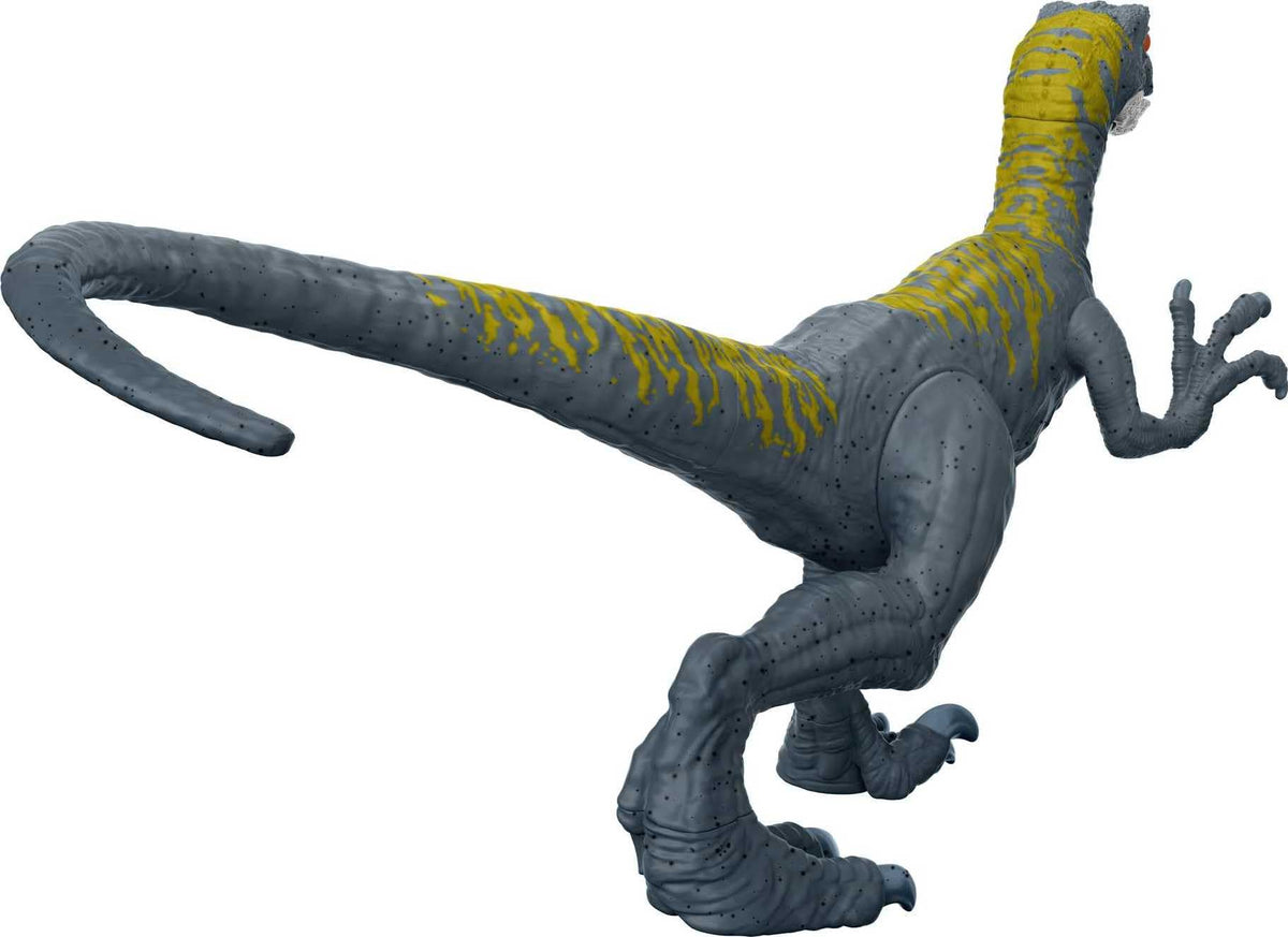 Mattel Jurassic World Camp Cretaceous Human & Dino Action Figure Pack with Sammy & Velociraptor Figures, Plus 2 Compys Smaller Dinosaurs, Collectible
