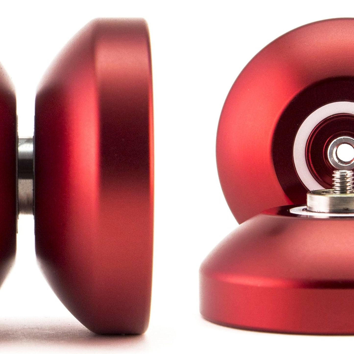 YoyoFactory DV888 Metal Yo-Yo - Red (beginner friendly yoyo, spare string and tips included)
