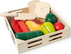 Melissa & Doug Cutting Food - Play Food Set With 25+ Hand-Painted Wooden Pieces, Knife, and Cutting Board