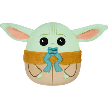 Squishmallows Original 8in Star Wars Grogu Eating Frog Plush (Little)