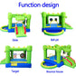 Inflatable Bounce House with Slide, Jumping Castle with Blower