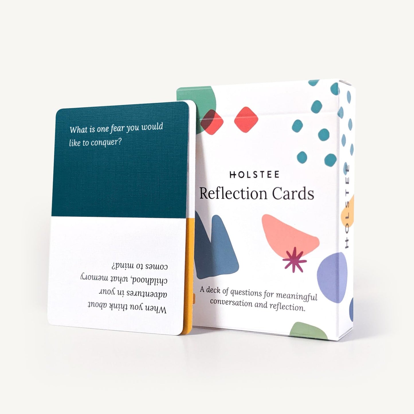 Holstee Reflection Cards - A Deck of 100+ Questions to Spark Meaningful Connections and Conversations