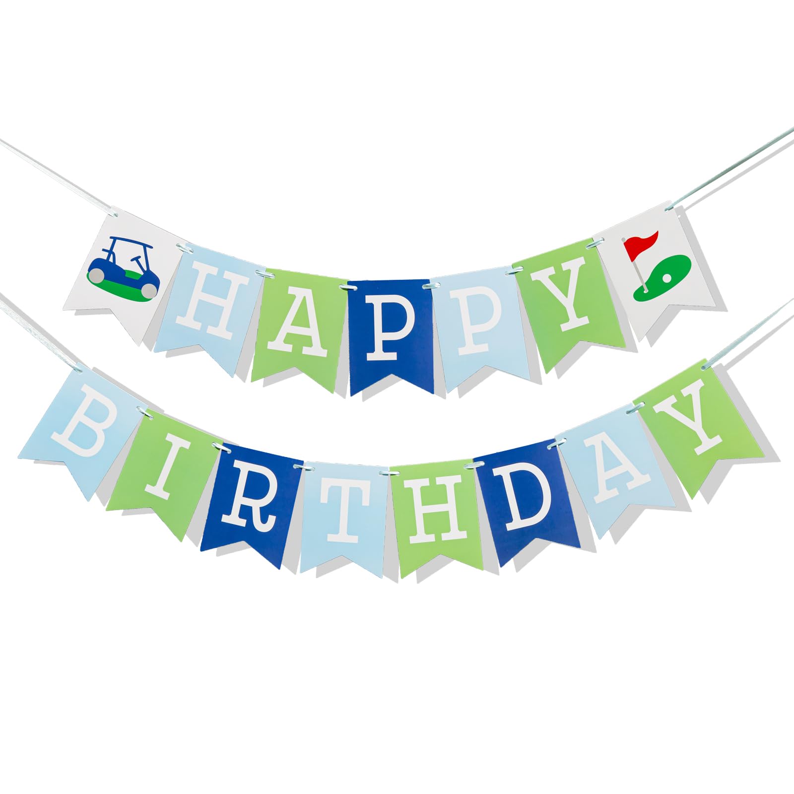 Golf Happy Birthday Banner - Happy Birthday Decorations, Golf Themed Party Supplies, Sport Theme Banner, Sports Themed Party Decoration, One Groovy