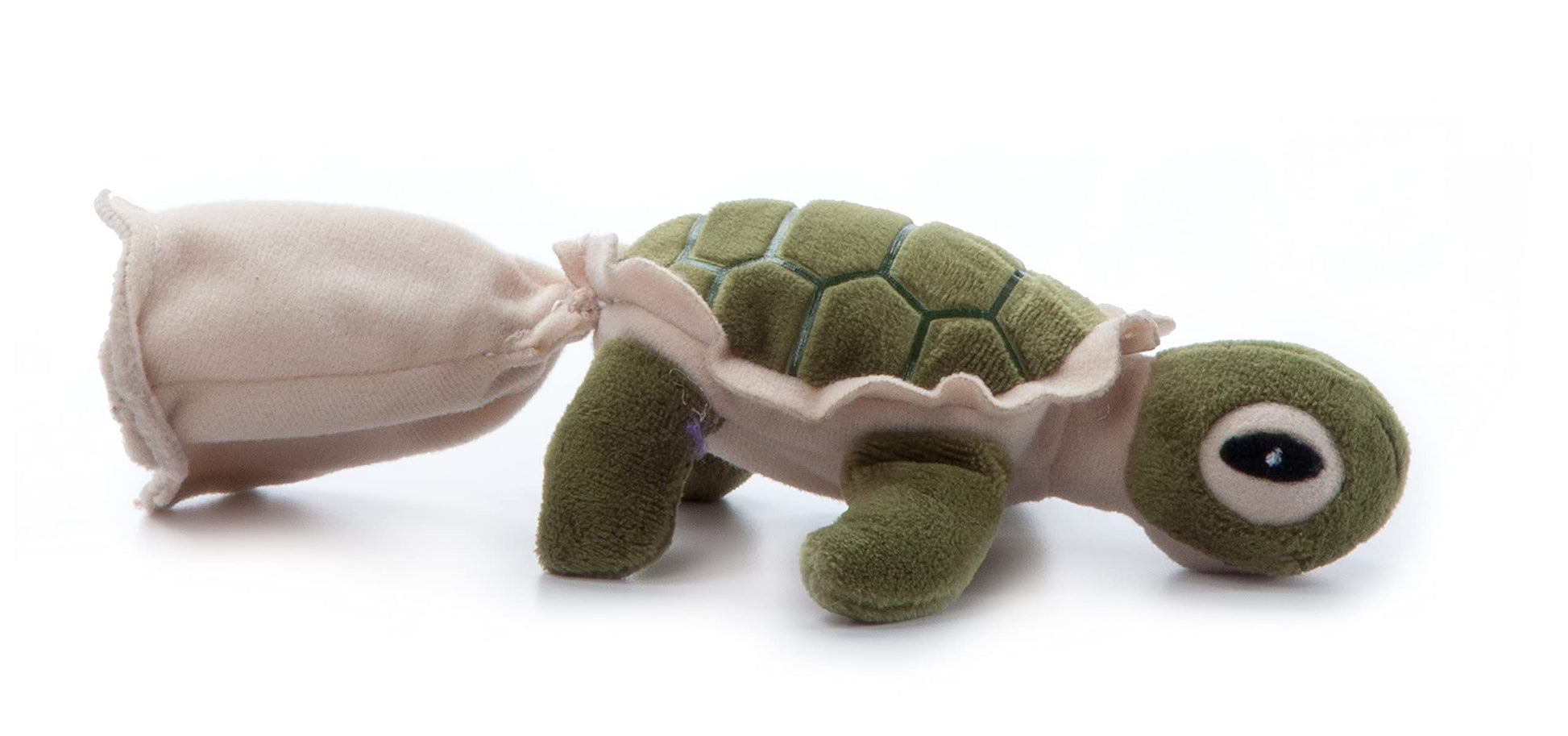 The Petting Zoo Hatchling Sea Turtle Stuffed Animal with Mini Shell, Gifts for Kids, Wild Onez Ocean Animals, Hatchling Sea Turtle Plush with Mini