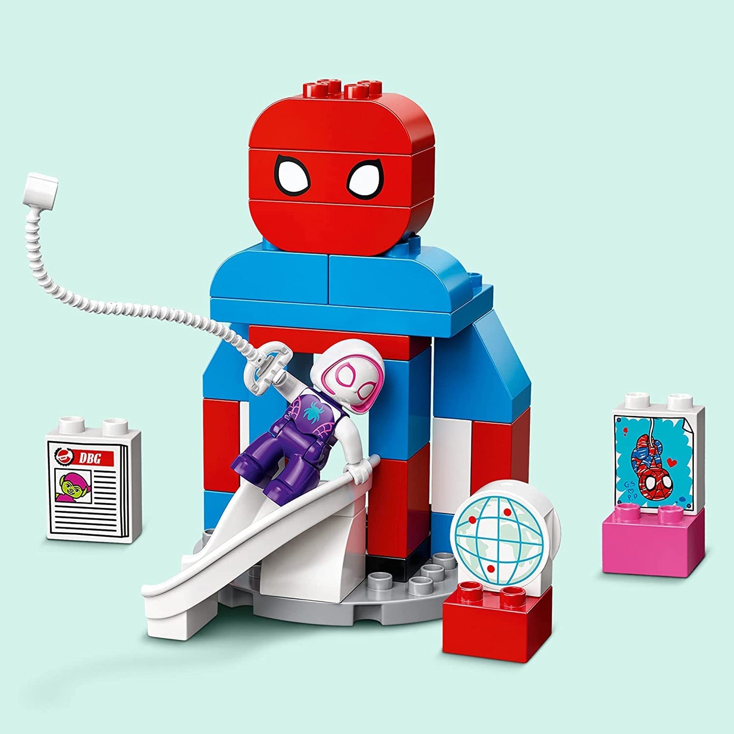 LEGO DUPLO Marvel Spider-Man Headquarters 10940 Spidey and His Amazing Friends TV Show Building Toy for Kids; New 2021 (36 Pieces)