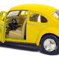 KiNSMART - 1967 Volkswagen Classic Beetle 5 Inch 1:32 Scale Die Cast Metal Model Toy (Yellow)