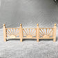 SXFSE Dollhouse Decoration Accessories, Miniature Fence Handrail 1:12 Mini Dollhouse Fence Cute House Mini Fence