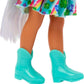 Barbie Unicorn-Inspired Chelsea Doll with Green Hair, Unicorn Toys, Horn Headband and Detachable Tail